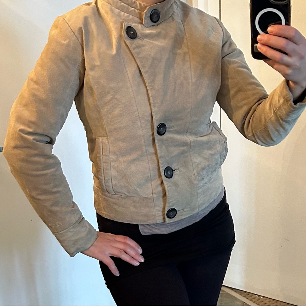 Real leather jacket small 686